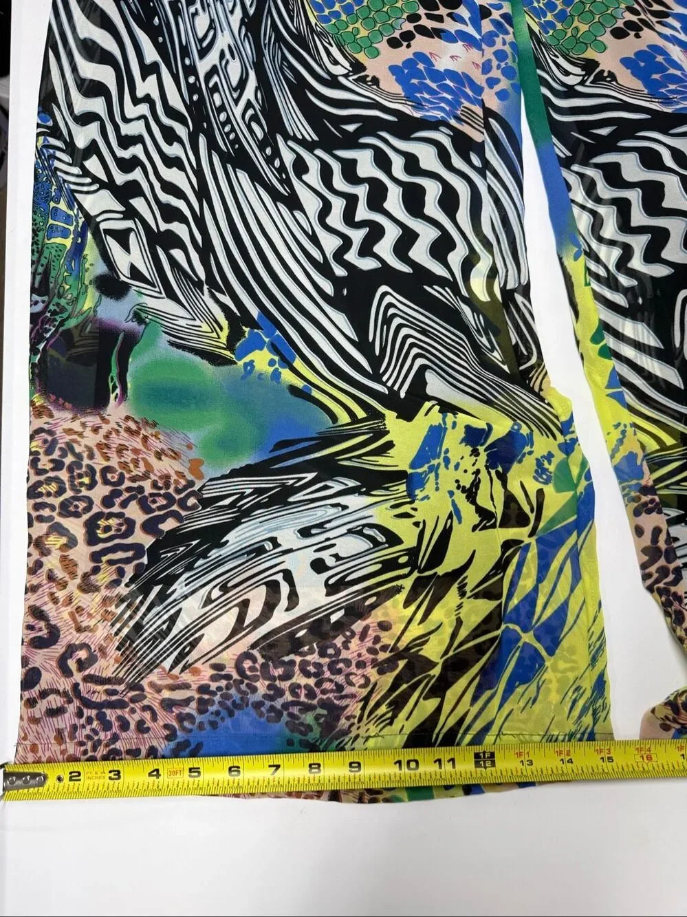 Authentic Brand Multicolor Halter Jumpsuit Wide Leg Animal Print Size 2X Lined